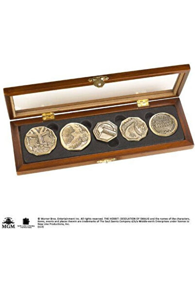 The Noble Collection Αντίγραφο Σετ Νομισμάτων Θησαυρού Νάνων των Χόμπιτ, Κλίμ...