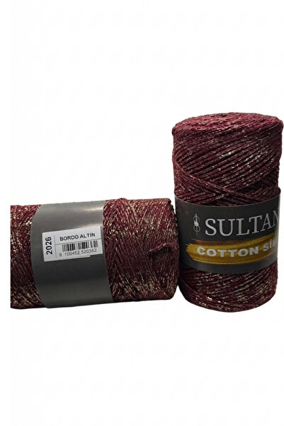 hobi dünyası evim 1 Piece of Sultan Cotton Sim 260 Grams 100 Meters 2 mm Ip C...