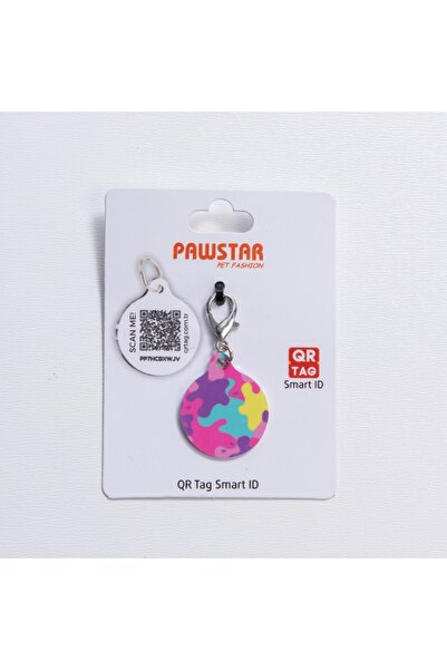 Pawstar Rosea Camouflage Desenli Qr Tag Evcil Hayvan Künyesi İsimlik Pet Tag ...