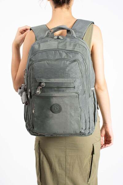 571 Collections Çanta Ultra Light Multi-Pocket Waterproof Backpack Unisex Gra...