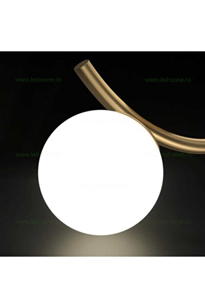 LEDZONE Lustră cu 2 socluri E27 LZ6655-2 Aurie