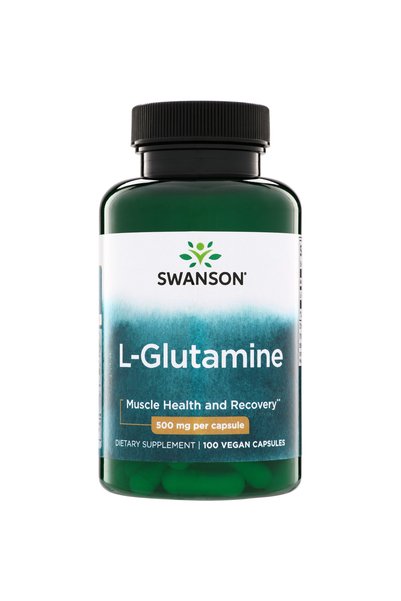 SWANSON L-Glutamină 500 mg 100 Capsule