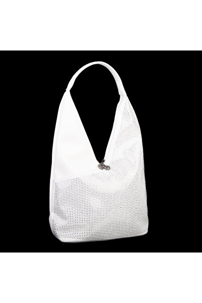 Nas Bag Women's Shoulder Bag with Stones (Width: 30 X Length: 22 X Width: 14)