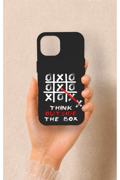 Vip Case حافظة سيليكون منقوشة متوافقة مع iPhone 15 من Out Side The Box