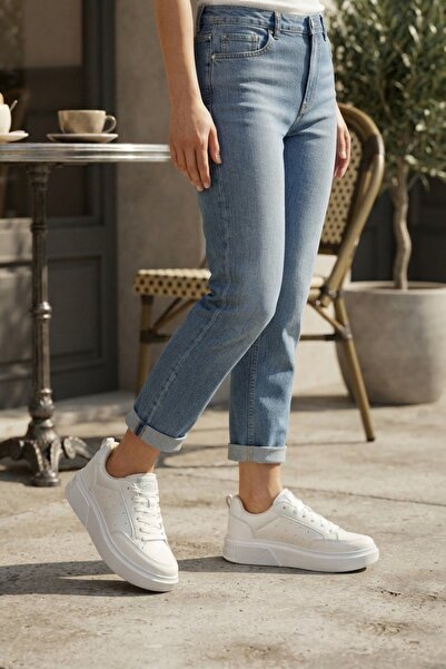 İncim White Casual Sneaker Women's Sports Shoes