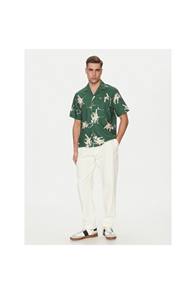Lacoste Cămașă bărbătească CH0113 Verde