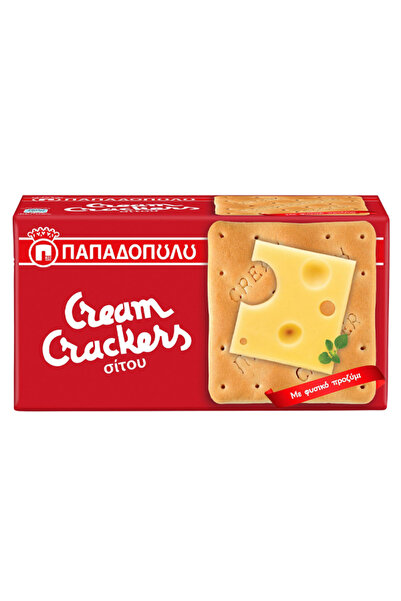 Papadopoulou ΠΑΠΑΔΟΠΟΥΛΟΥ CREAM CRACKERS 140gr. - (ΣΙΤΟΥ)