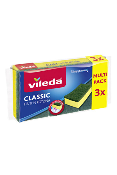 Vileda ΣΦΟΥΓΓΑΡΑΚΙ CLASSIC (3τεμ.)