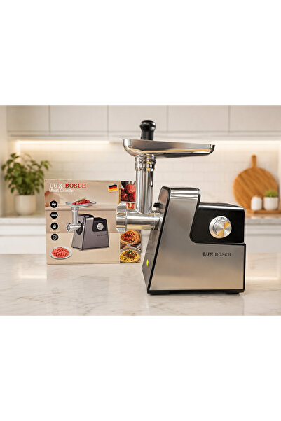 Bosch LUX MG-M6 3500W Et Kıyma Makinesi | Bakır Motor | Geri Sarma (Reverse) ...