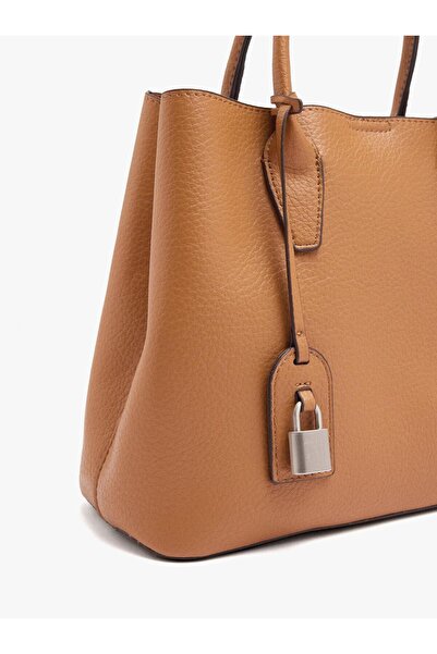 PARFOIS Kadın Dokulu ve Asılı Detaylı Tote Çanta