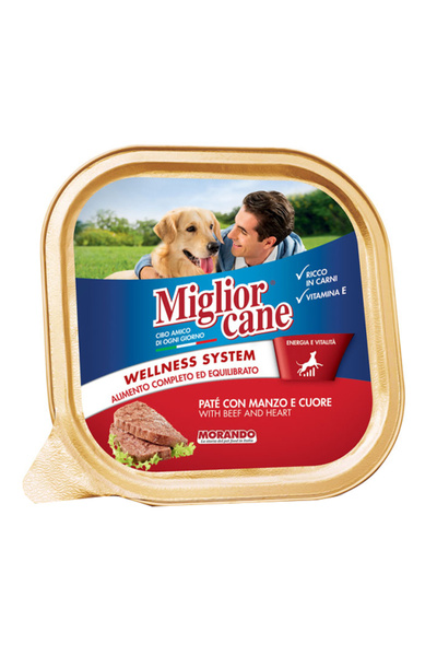 MORANDO MIGLIOR MIGLIOR ΣΚΥΛΟΤΡΟΦΗ PATE 150gr - (ΒΟΔΙΝΟ-ΚΑΡΔΙΑ)