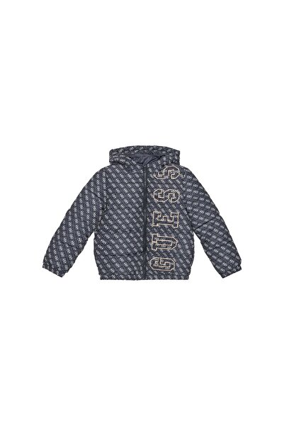Guess Geacă de iarnă pentru băieți L5YL05WHE60 Bleumarin