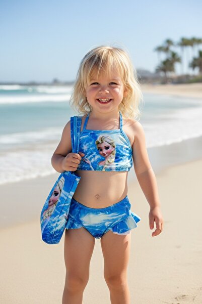 milay's life home collections Girl's Character Printed Skirt with Ruffles - R...