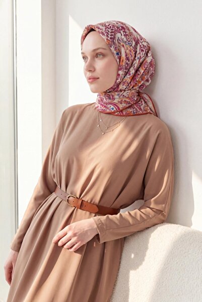 Silk Home وشاح ناعم بيرلا فوشيا 90x90