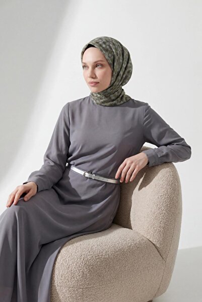 Silk Home وشاح ناعم بتصميم فسيفساء ريترو باللون الأخضر الداكن 90x90