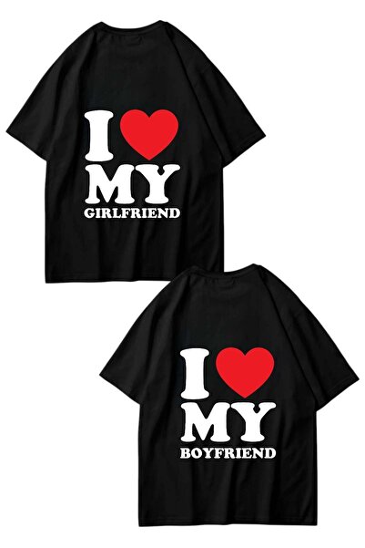 Carpe Black Love My Girlfriend Oversize T-shirt