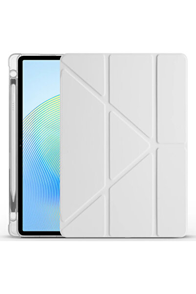 TUROTTO Lenovo Tab M11 TB-330FU TB-330XUİle Uyumlu Katlanır Yatay ve Dikey St...