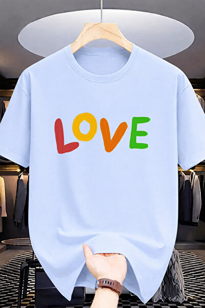 Pink Sky Premium Oversize T-Shirt 100% Βαμβάκι Unisex Άνετη Εφαρμογή Τάση Νέα...