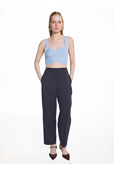 Ted Baker Lacivert Kadın Geniş Pantolon TBWRTR2035