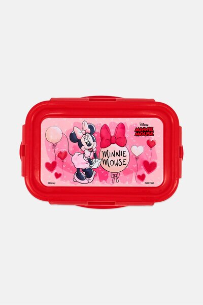Disney Minnie Mouse Rectangular Lunch Box, Red