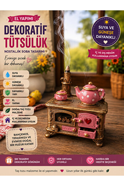 KARYA AURA Nostaljik soba buhurdanlık tütsülük
