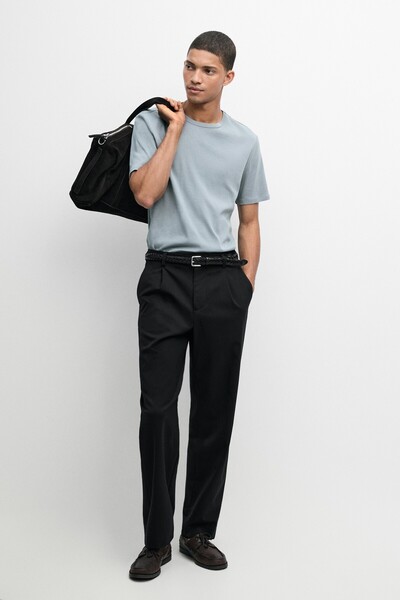 Massimo Dutti %100 pamuklu kısa kollu tişört