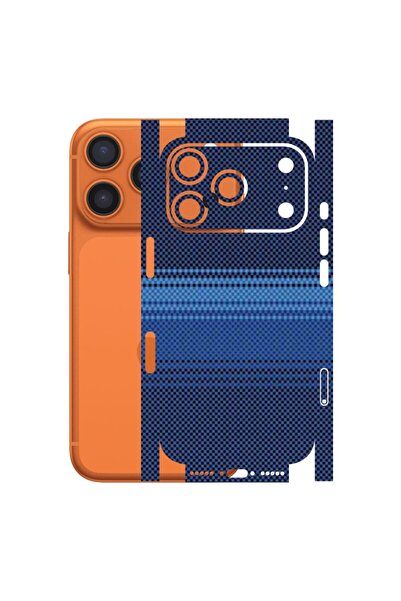 Kapps Iphone 17 Pro ile Uyumlu Rainbow Serisi Premium Kaplama 360 Mavi