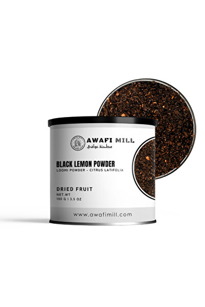 AWAFI MILL Black Lime Powder 100g | Loomi | Ground Dried Lime