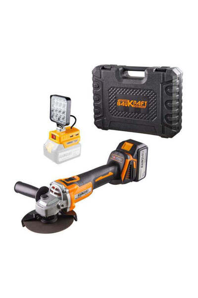 Baukraft Polizor unghiular fără fir BK-BAG72, 18 V, 4 Ah, 125 mm, 020803