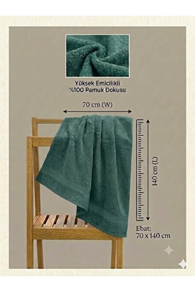 Nevresim Dünyası Prime 70X140 Bath Towel 100% Cotton