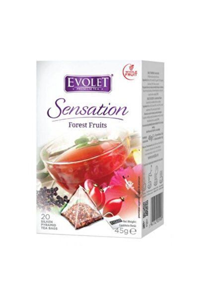 Vedda Ceai cu Fructe de Padure - Evolet Sensation Forest Fruits, 20 plicuri x...