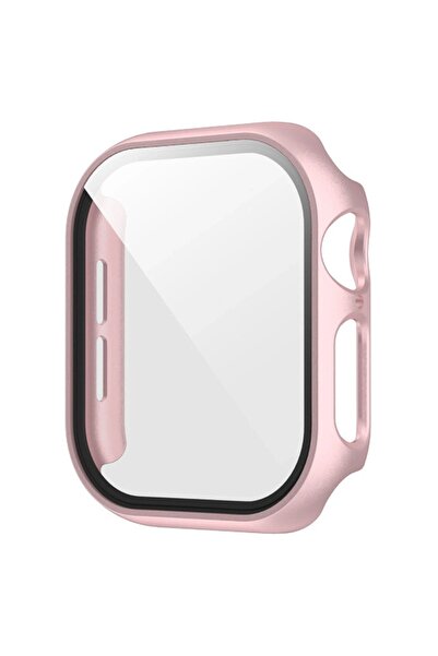 BizonMobile Bizon Θήκη + Γυάλινο Προστατευτικό Κάλυμμα για Apple Watch 4/5/6/...