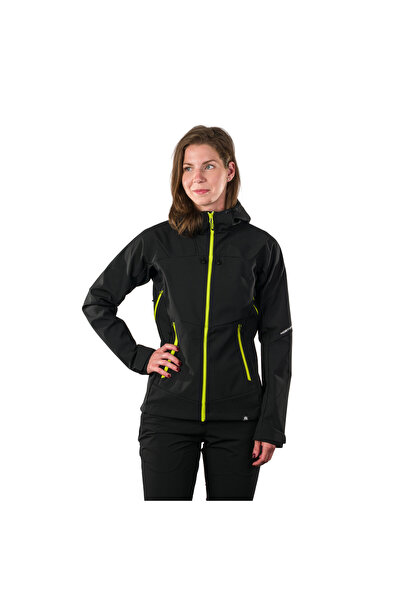 NORTHFINDER Jachetă softshell de drumeție rezistentă la vânt pentru femei - D...
