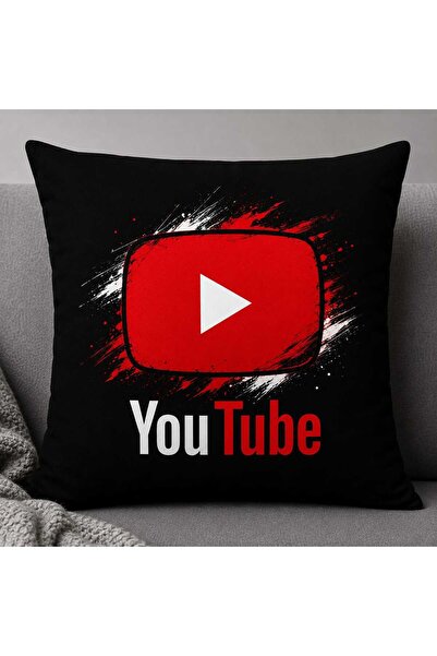 AZIZI TEKSTIL Tiktok printed decorative pillow - fiber filled cushion 38x38 cm