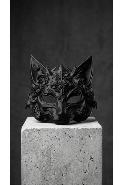 Bonolupo 3D Printed Cat Design Decorative Mask - Stylish and Aesthetic Accessory