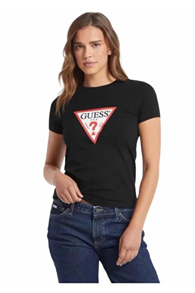 Guess Jeans T-Shirt W4YI04J1314-JBLK - Black - m