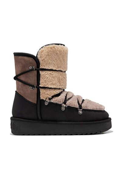 D.Franklin Nordic Trk Fur Gradient Boots DFSH370012 – Black - 40