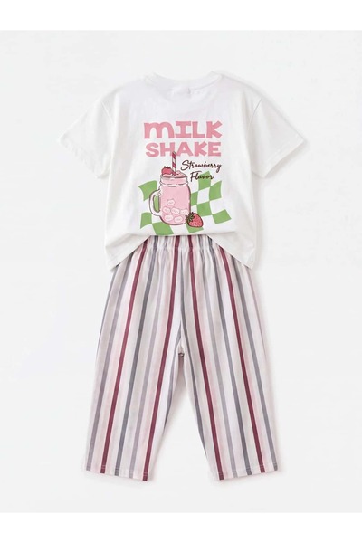 elibaby Oversize T-Shirt Wide Cut Pants Set