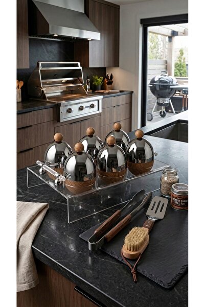 Generic طقم حامل أطباق حلويات ومكسرات بتصميم راقٍ للضيافة