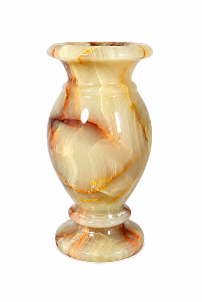 taru pasaj Valentine's Day Natural Stone Cube Model Vase 15 cm Handmade Decor...