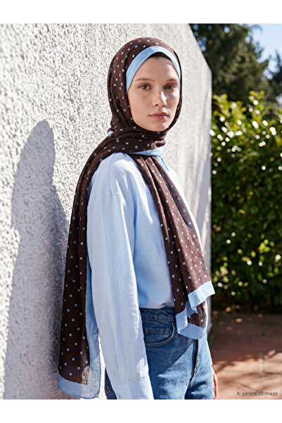 LC Waikiki I Polka Dot Embroidered Women's Shawl from Freezen Store
