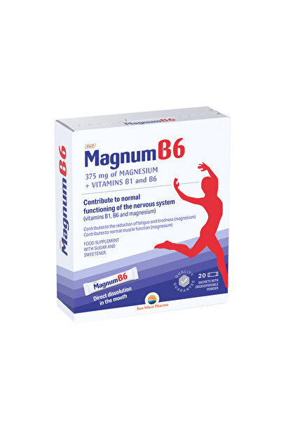 SUN WAVE PHARMA Magnum B6 20 plicuri