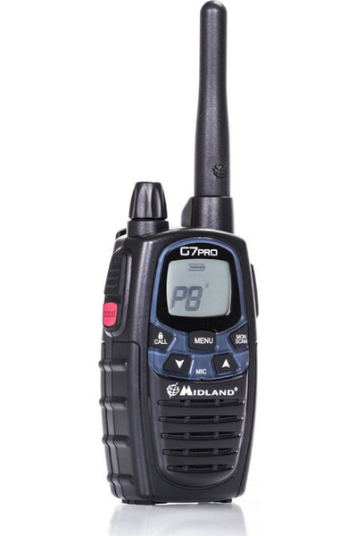 Midland G7 PRO Μονό Φορητό Πομποδέκτη PMR446 & LPD εξαιρετικά ισχυρό (Μονό)