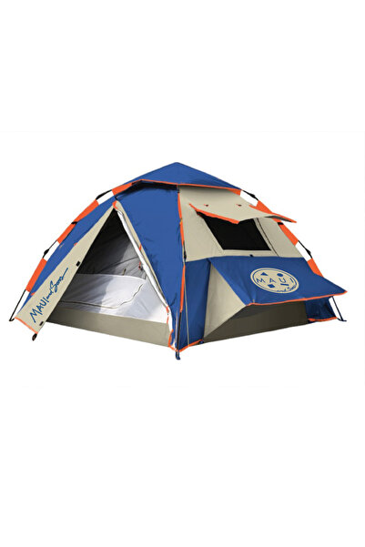 Maui & Sons Αυτόματη σκηνή παραλίας (50+210+50)x210x140εκ. / Μπλε - 3-4 ατόμω...