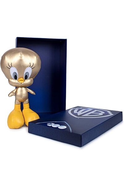 Famosa Jucărie de pluș, Tweety Softies, Pluș moale și pufos, Personaj Looney Tunes, 35 cm, Auriu