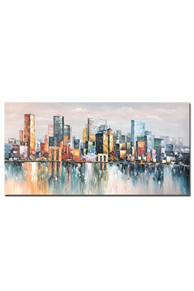 OEM Tablou decorativ pe pânză, 50x120 cm, pânză/lemn, format panoramic, multi...