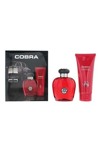 Carroll Shelby Set cadou Red Cobra: Gel de duș și șampon 2-în-1 150 ml + Parf...