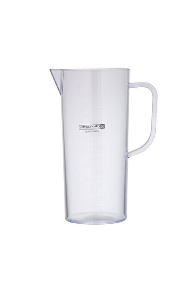 ROYALFORD إبريق قياس أكريليك سعة 1 لتر RF10848، خالٍ من مادة BPA، شفاف