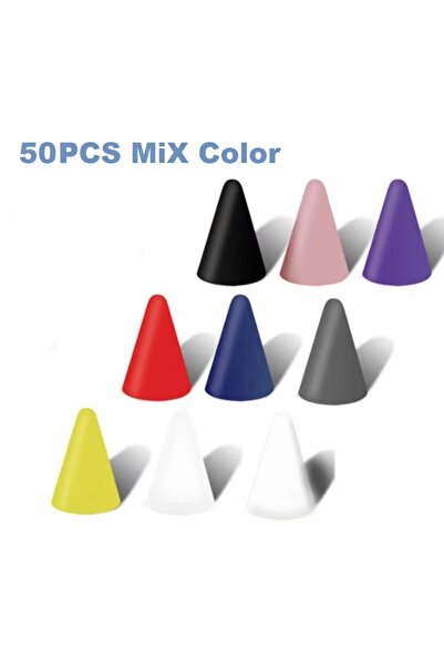 Choice5 50PCS MiX Color 8pcs Soft Silicone Nib Cover For Apple Pencil 1 2 Tip...
