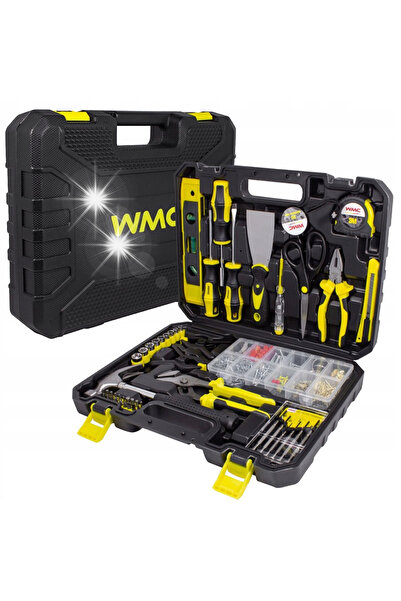 WMC Tools Trusă de scule Chei Șurubelnițe Biți Chei tubulare Cutie 650 El